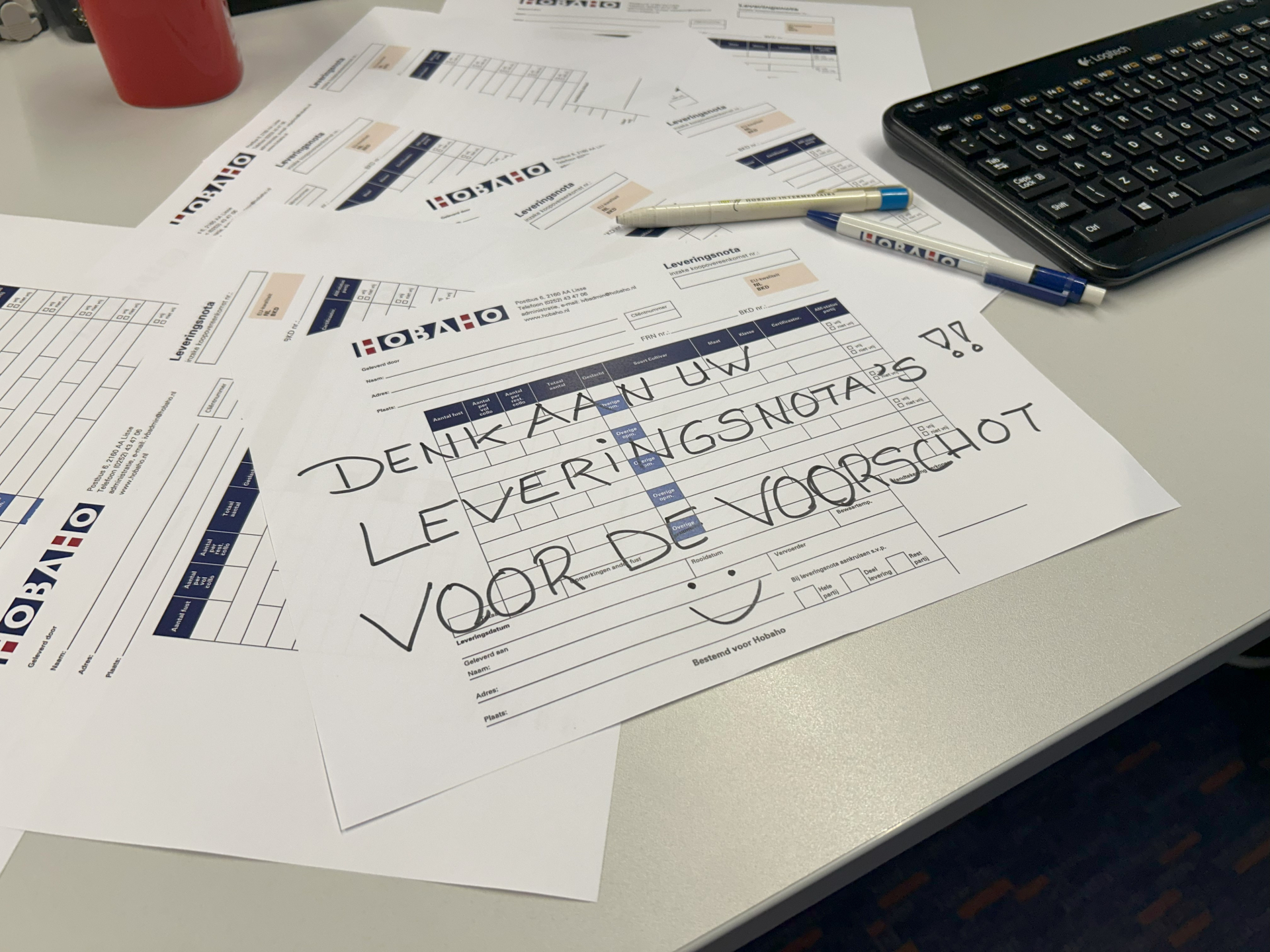 Aanleveren leveringsnota’s